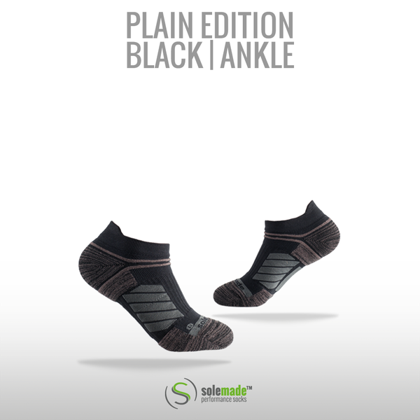 Plain Black | Ankle | Adult