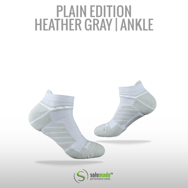 Plain Heather Gray | Ankle | Adult