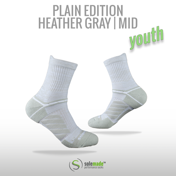 Plain Heather Gray | Mid | Youth