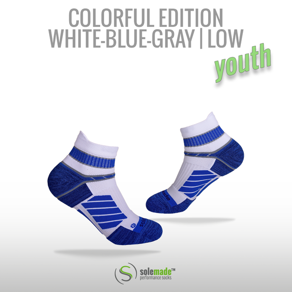 Colorful White|Blue|Gray LOW Youth