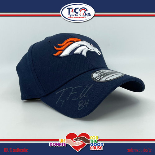 Troy Fumagalli signed Broncos New Era S/M 3930 hat