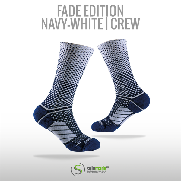 Fade Navy-White | Crew | Adult
