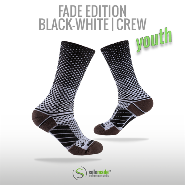 Fade Black-White | Crew | Youth