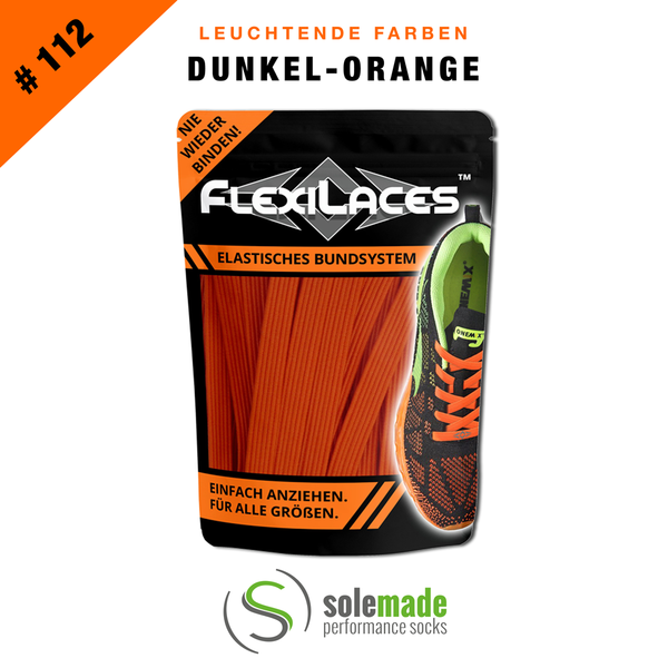 FLEXILACES™  #112 Dunkel-Orange