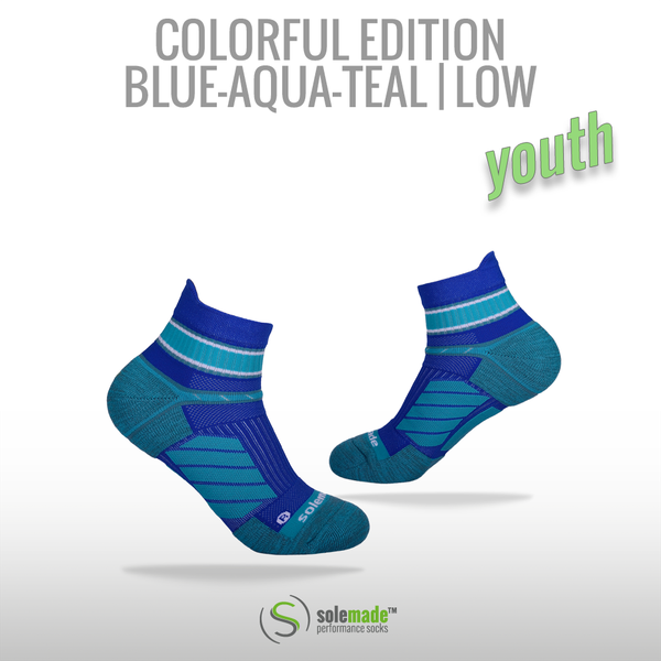 Colorful Blue|Aqua|Teal LOW Youth