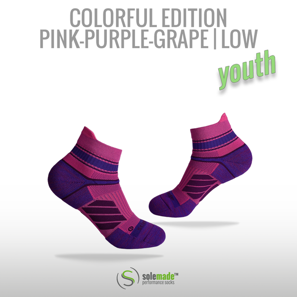 Colorful Pink|Purple|Grape LOW Youth