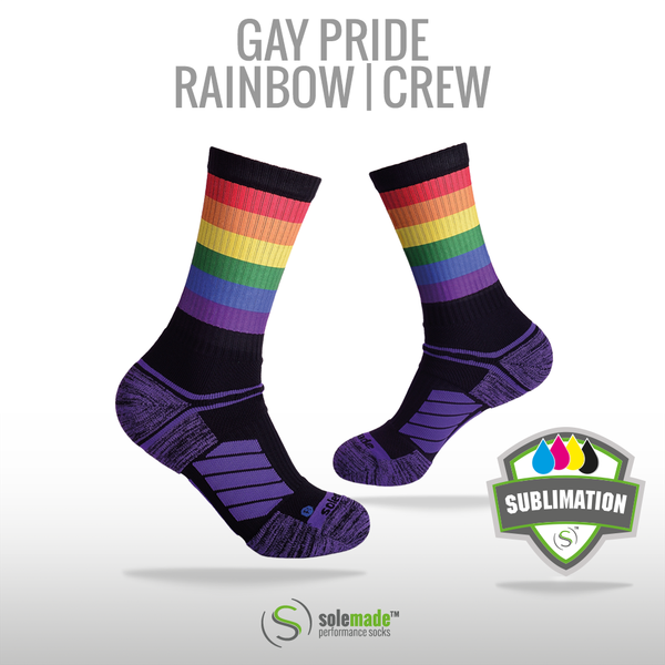 Gay Pride Rainbow CREW Adult