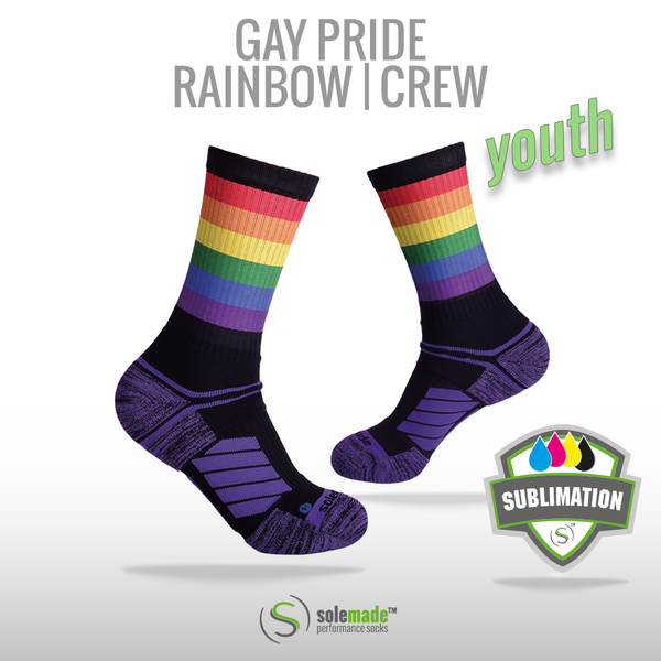 Gay Pride Rainbow CREW Youth