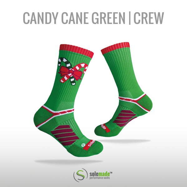 Candy Cane Green CREW Adult