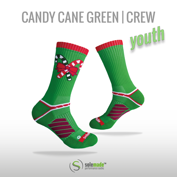 Candy Cane Green CREW Youth