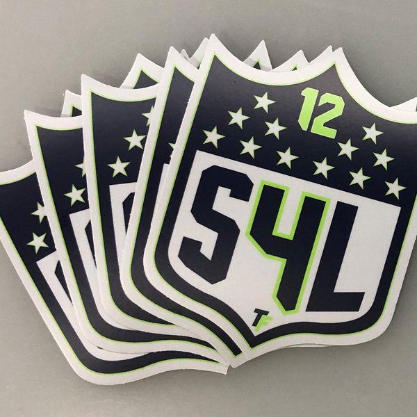 solemade™ | TF | S4L Sticker Gray | 10x7,5cm | In- & Outdoor | Perfect Cut Decal