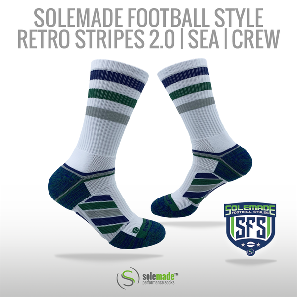 Retro Stripes 2.0 | SFS | Seattle | Crew | Adult