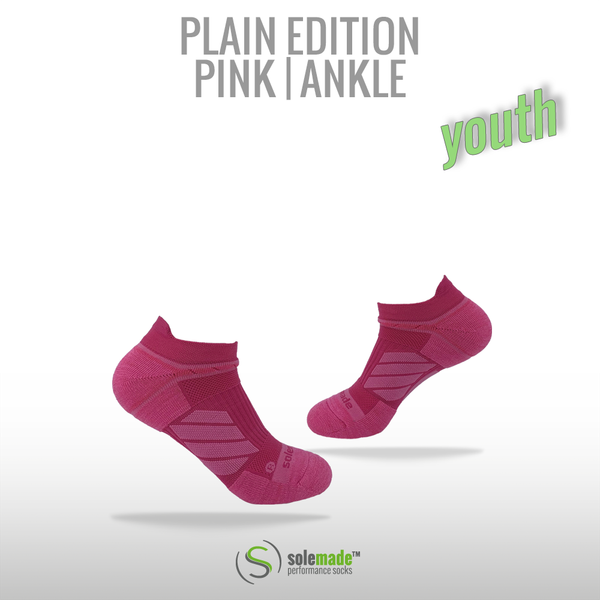 Plain Pink | Ankle | Youth