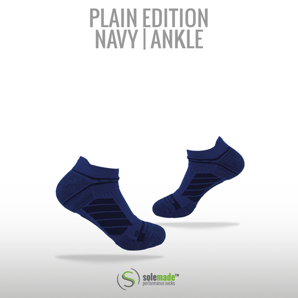 Plain Navy/Blue | Ankle | Adult