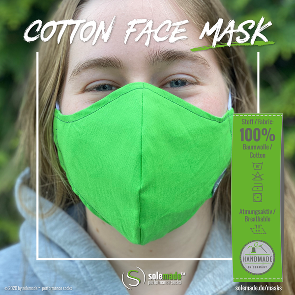 Cotton Face Mask|  green