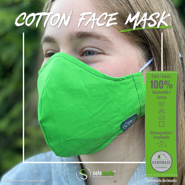 Cotton Face Mask|  green