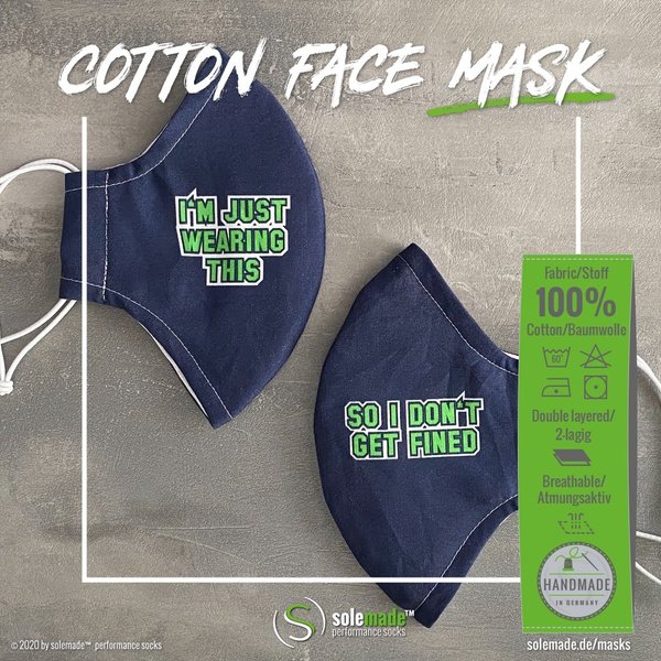 Cotton Face Mask | Seahawks | Wear this - Don't get fined