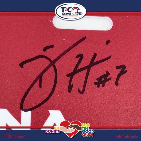 0076164 - Brett Hundley signed Cardinals license plate