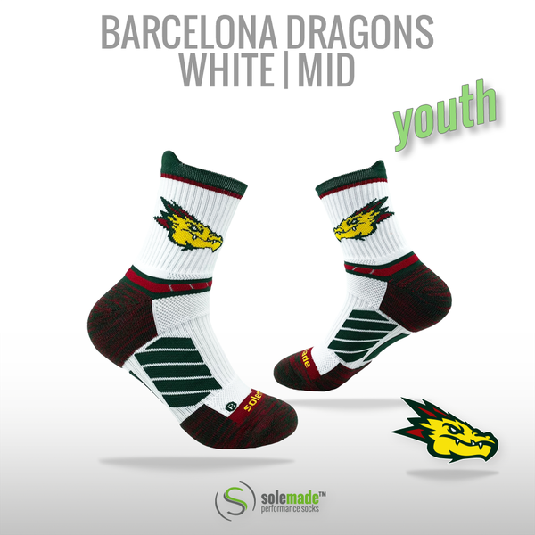 Barcelona Dragons | White | Mid | Youth