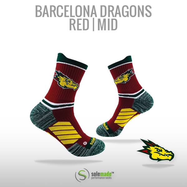 Barcelona Dragons | Red | Mid | Adult